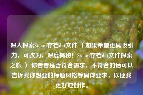 深入探索Steam存档dat文件 (如果希望更具吸引力,可改为,深度揭秘!Steam存档dat文件探索之旅 ) 你看看是否符合需求,不符合的话可以告诉我你想要的标题风格等具体要求,以便我更好地创作。