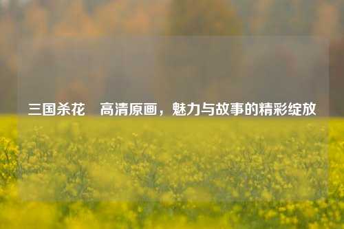 三国杀花鬘高清原画，魅力与故事的精彩绽放