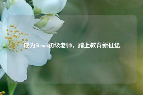 成为Steam初级老师，踏上教育新征途