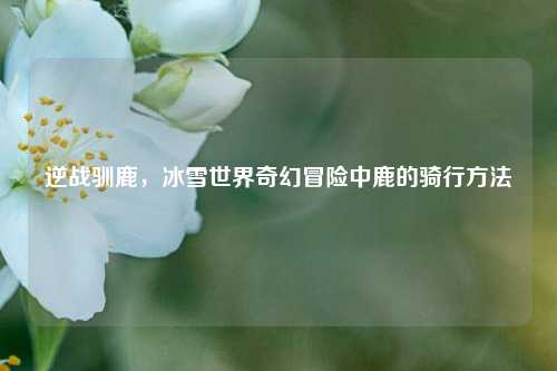 逆战驯鹿,冰雪世界奇幻冒险中鹿的骑行方法