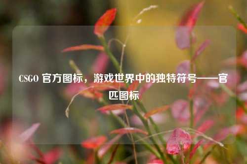 CSGO 官方图标,游戏世界中的独特符号——官匹图标