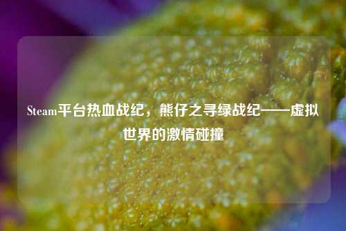 Steam平台热血战纪,熊仔之寻绿战纪——虚拟世界的激情碰撞