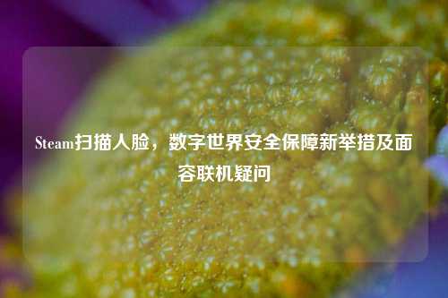 Steam扫描人脸,数字世界安全保障新举措及面容联机疑问
