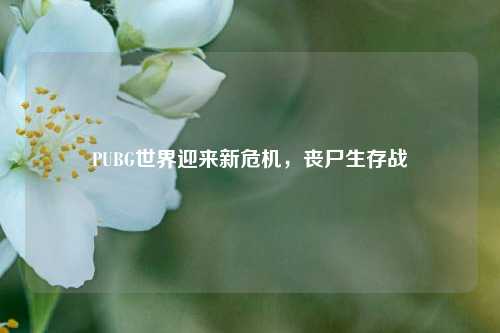 PUBG世界迎来新危机，丧尸生存战