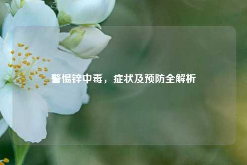 警惕锌中毒,症状及预防全解析