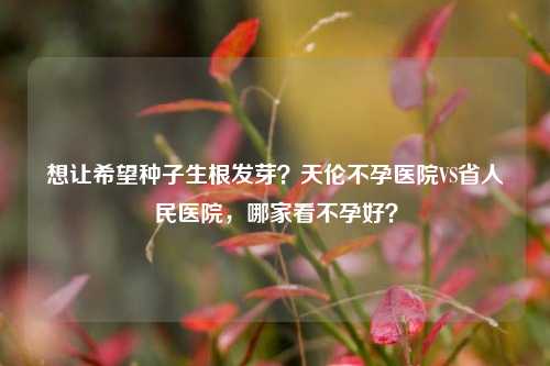 想让希望种子生根发芽?天伦不孕医院VS省人民医院,哪家看不孕好?
