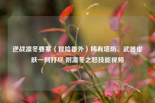 逆战凛冬要塞（冒险番外）稀有塔防、武器皮肤一网打尽 附凛冬之怒技能视频