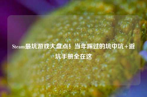 Steam最坑游戏大盘点！当年踩过的坑中坑+避坑手册全在这