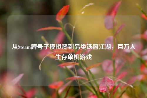从Steam蹲号子模拟器到另类铁窗江湖，百万人生存单机游戏