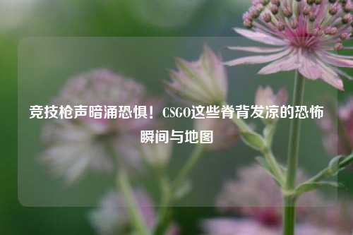 竞技枪声暗涌恐惧！CSGO这些脊背发凉的恐怖瞬间与地图