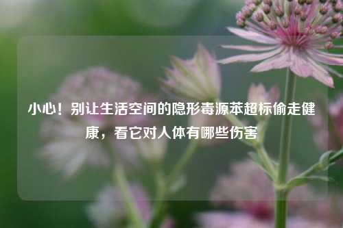 小心！别让生活空间的隐形毒源苯超标偷走健康，看它对人体有哪些伤害