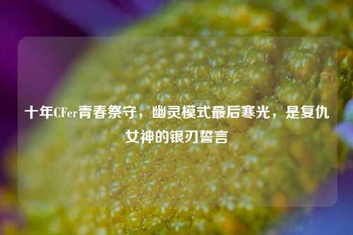 十年CFer青春祭守，幽灵模式最后寒光，是复仇女神的银刃誓言