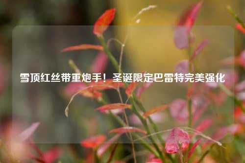 雪顶红丝带重炮手！圣诞限定巴雷特完美强化